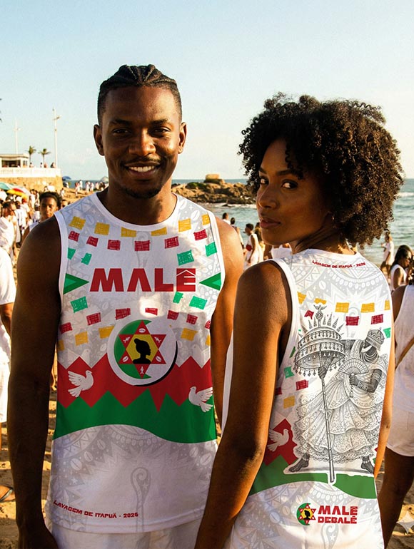 camisa da lavagem de Itapuã com o Malê